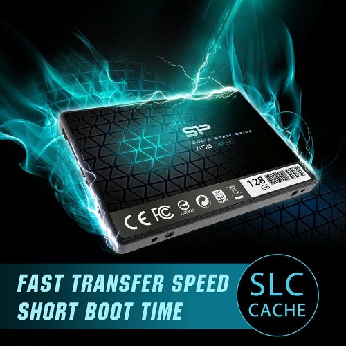 Твердотельный диск 128GB Silicon Power A55, M.2 2280, SATA III [R/W - 560/530 MB/s] TLC